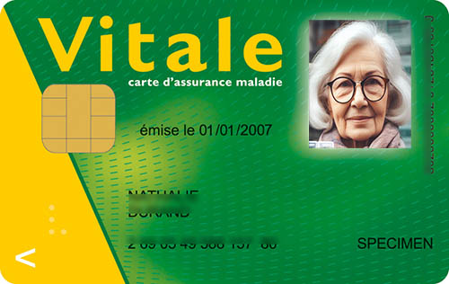 carte vitale mise à jour par la pharmacie Berlioz